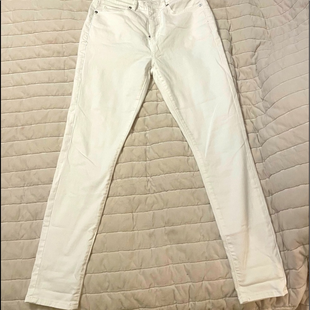 Loft high rise skinny ankle jeans